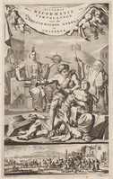 KG 16644
<br/>
Titelblad: Elias Benoit, 'Historie der Gereformeerde Kerken van Vrankryk...', Amsterdam, 1696
<br/>
<em>Halweg, A. (ca. 1700)</em>